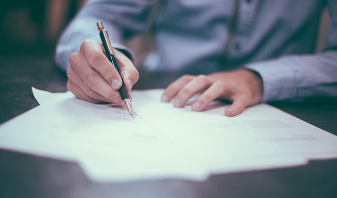 Tax forms and paperwork for GST compliance